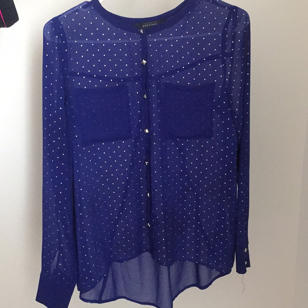 Royal Blue A-Line Blouse